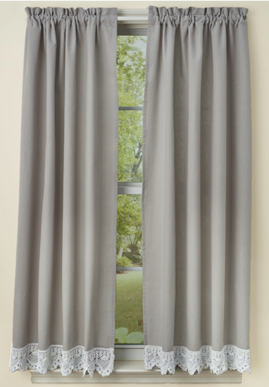 Farmhouse Curtains The Country, Country Style Curtains For Living Room